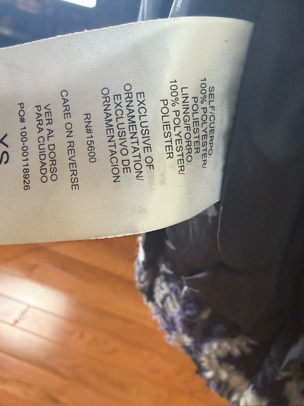 Democracy Raglan Fleece Bomber Jacket - Picture 6 of 9